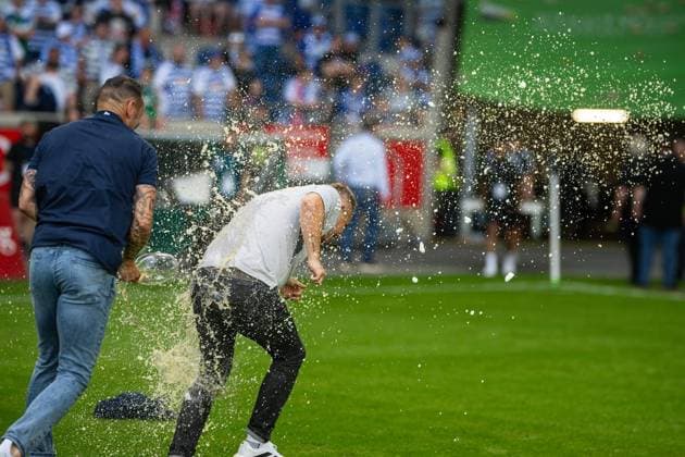 Niederrheinpokalfinale MSV Duisburg - SC St.Tönis ** NUR FÜR REDAKTIONELLE ZWECKE ** EDITORIAL USE ONLY **<p>Fußball Niederrheinpokalfinale MSV Duisburg - SC St.Tönis am 23.05.26 in der Schauinsland-Reisen Arena in Duisburg Duisburg Copyright: JakobxKlos