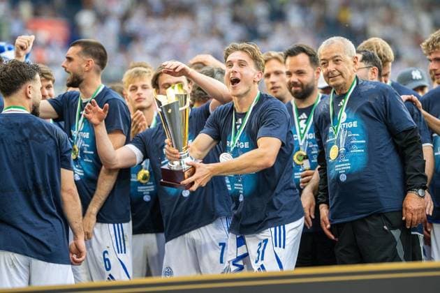 Niederrheinpokalfinale MSV Duisburg - SC St.Tönis ** NUR FÜR REDAKTIONELLE ZWECKE ** EDITORIAL USE ONLY **<p>Fußball Niederrheinpokalfinale MSV Duisburg - SC St.Tönis am 23.05.26 in der Schauinsland-Reisen Arena in Duisburg Patrick Sussek ( Duisburg ) Duisburg Copyright: JakobxKlos