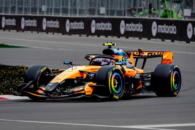 MONTREAL - Formula 1 driver Lando Norris of McLaren Mastercard Formula 1 Team during the Formula 1 Canada Race at the Circuit Gilles Villeneuve on May 23, 2026 in Montreal, Canada. (Photo by DeFodi Images) -