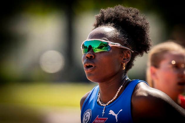 WEINHEIM, GERMANY - MAY 23 Abigail Adjei (GER VfL Sindelfingen) during the B&S Kurpfalz Gala am 23.05.2026 at the Sepp-Herberger-Stadium in Weinheim (Baden-Wuerttemberg Germany). Baden-Wuerttemberg Germany Copyright: xAxelxKohringx