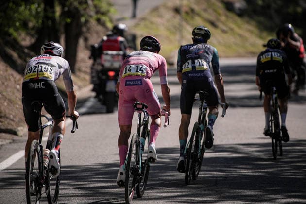 Portugal’s Afonso Oliveira Eulálio of Bahrain Victorious during Stage 14 of the Giro d’Italia, from Aosta to Pila, Italy, Saturday, May 23, 2026.  Copyright: xMarcoxAlpozzi LaPressex