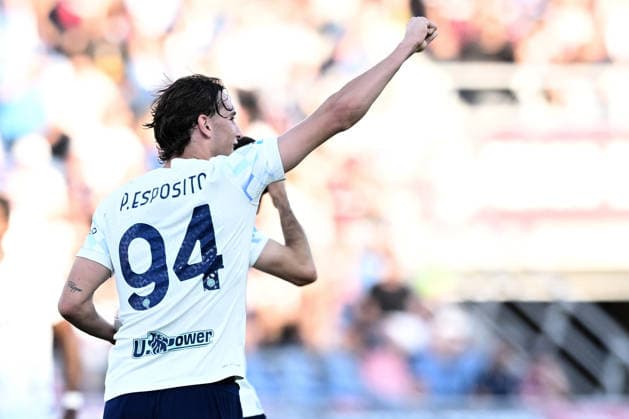 Mp Bologna 23 05 2026 - campionato di calcio serie A Bologna-Inter foto Matteo Papini Image nella foto: esultanza gol Pio Esposito 