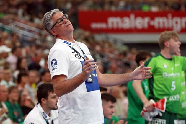 23.05.2026, xovx, Handball Daikin Handball-Bundesliga, HSG Wetzlar - HC Erlangen Trainer Runar Sigtryggsson (HSG Wetzlar) Wetzlar Buderus Arena Hessen Deutschland (DE)