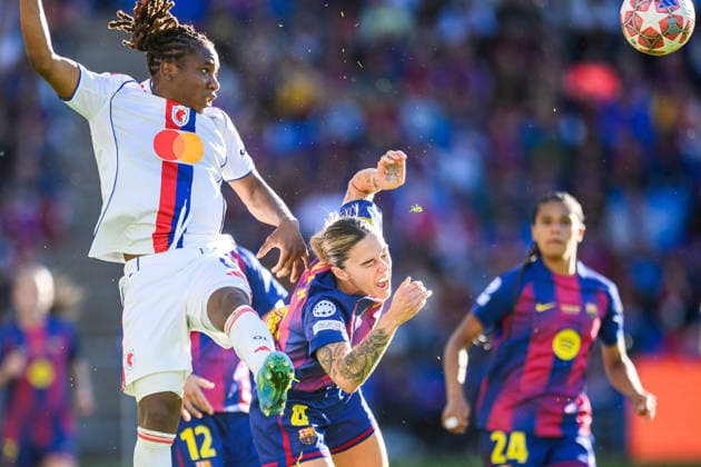 260523 Mapi Leon of Barcelona during the UEFA Women s Champions League final football match between Barcelona and Lyon on May 23, 2026 in Oslo. Photo: Jon Olav Nesvold BILDBYRAN COP 217 VG0925 bbeng football fotball fotboll soccer champions league finale final final 2026 mesterligaen dam fcb barcelona lyon ol lyonnes Copyright: JONxOLAVxNESVOLD BB260523JE041
