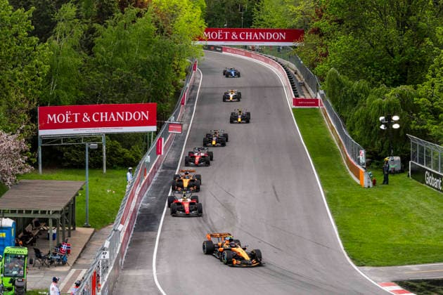 F1 - CANADIAN GRAND PRIX 2026 start of the race, depart, sprint race, during the Formula 1 Grand Prix du Canada 2026, 5th round of the 2026 Formula One World Championship, WM, Weltmeisterschaft from May 22 to 24, 2026 on the Circuit Gilles Villeneuve, in MontrÃ al, Canada - MontrÃ alCanada  Copyright: xCharlyxLopezx