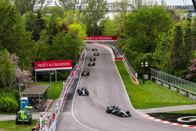 F1 - CANADIAN GRAND PRIX 2026 start of the race, depart, sprint race, during the Formula 1 Grand Prix du Canada 2026, 5th round of the 2026 Formula One World Championship, WM, Weltmeisterschaft from May 22 to 24, 2026 on the Circuit Gilles Villeneuve, in MontrÃ al, Canada - MontrÃ alCanada  Copyright: xCharlyxLopezx