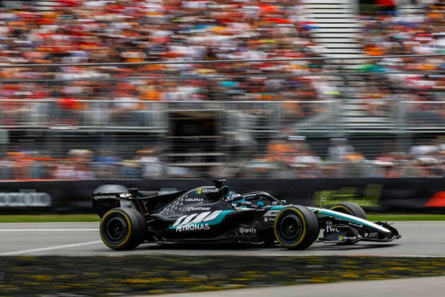 F1 - CANADIAN GRAND PRIX 2026 63 RUSSELL George (gbr), Mercedes AMG F1 Team W17, action during the Formula 1 Grand Prix du Canada 2026, 5th round of the 2026 Formula One World Championship, WM, Weltmeisterschaft from May 22 to 24, 2026 on the Circuit Gilles Villeneuve, in MontrÃ al, Canada - MontrÃ alCanada  Copyright: xDPPIx