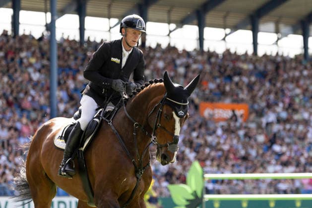 Marcus EHNING (GER) auf Priam du Roset, Einzelbild, im Umlauf im Springen S5: 2nd Qualifier Rolex Grand Prix, Springpruefung mit einem Umlaeuf und Stechen, CSI5*, Rolex Grand Slam, am 23.05.2026, Weltfest des Pferdesport, TSCHIO Aachen 2026 vom 22. - 24.05.2026 in Aachen Deutschland; Â