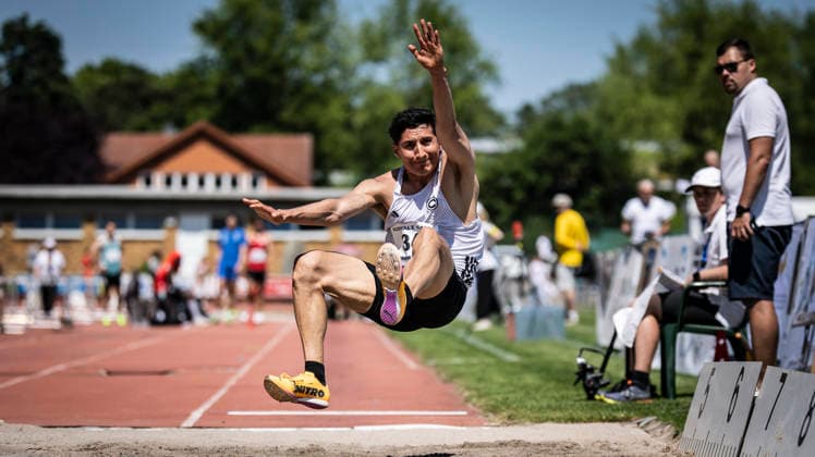 WEINHEIM, GERMANY - MAY 23 Angel Mishai Avila Zapata (MEX SCC Berlin) during the B&S Kurpfalz Gala am 23.05.2026 at the Sepp-Herberger-Stadium in Weinheim (Baden-Wuerttemberg Germany). Baden-Wuerttemberg Germany Copyright: xAxelxKohringx