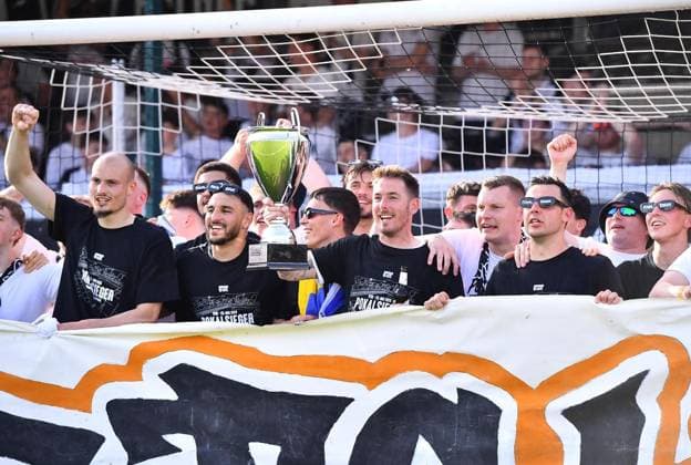 SC Verl - SF Lotte ** NUR FÜR REDAKTIONELLE ZWECKE ** EDITORIAL USE ONLY **<p>Fußball Krombacher Westfalenpokal Finale SC Verl - SF Lotte am 23.05.2026 in der Sportclub Arena in Verl SC Verl gewinnt den Krombacher Westfalen Pokal Deutschland Nordrhein Westfalen Verl Copyright: ThorstenxTillmann