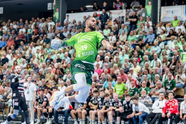 Handball Bundesliga; HSG Wetzlar - HC Erlangen, 23.05.26 Philipp Ahouansou (HSG Wetzlar, 19), Handball Bundesliga; HSG Wetzlar - HC Erlangen: Wetzlar, 23.05.26 Copyright: xBEAUTIFULxSPORTS Roeczeyx