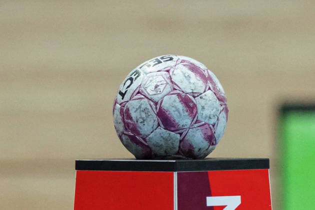 Spielball, Handball, SV Union Halle-Neustadt vs. BSV Sachsen Zwickau, Handball Bundesliga Frauen, Play-Offs 5-11 Spieltag 6, Saison 2025 26, 23.05.2026 Halle SWH Arena Sachsen-Anhalt Deutschland