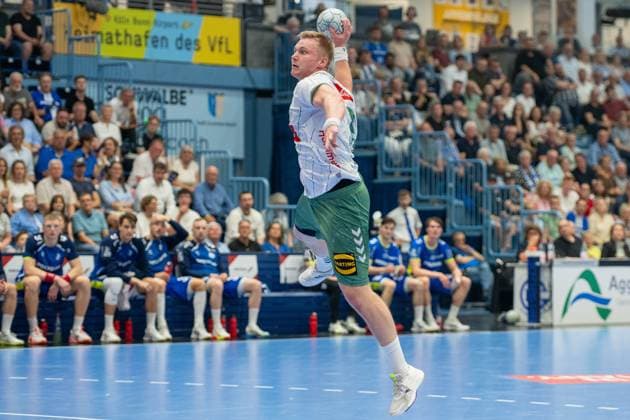 Daniel Astrup Pedersen, Kreislaeufer, (TSV GWD Minden 3), VfL Gummersbach vs. TSV GWD Minden, Daikin Handball Bundesliga, Herren , 30. Spieltag, 23.05.2026 Gummersbach NRW Deutschland