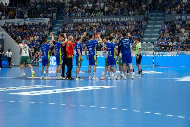 Vor dem Spiel, VfL Gummersbach vs. TSV GWD Minden, Daikin Handball Bundesliga, Herren , 30. Spieltag, 23.05.2026 Gummersbach NRW Deutschland