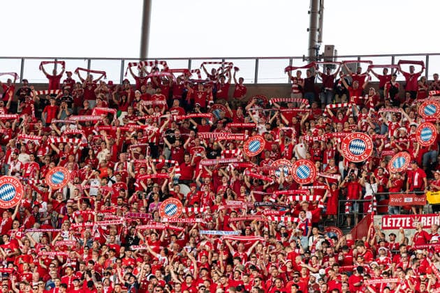 GER, DFB-Pokalfinale, Training und Pressekonferenz, FC Bayern München - VfB Stuttgart. 23.05.2026, Olympiastadion, Olympiastadion, GER, DFB-Pokalfinale, Training und Pressekonferenz, FC Bayern München - VfB Stuttgart. Fans vom FC Bayern München Â