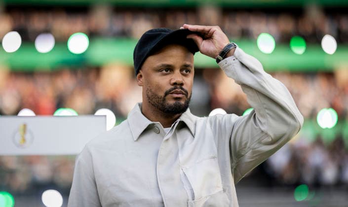 Berlin, Germany. 23rd Mai 2026. Trainer Vincent Kompany (FCB) Bayern München - VfB Stuttgart 23.05.2026