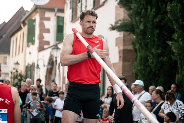Torben Blech (TSV Bayer 04 Leverkusen), GER, Leichtathletik, Athletics, Stabhochsprungmeeting, Bad Bergzabern, 21.05.2026, GER, Leichtathletik, Athletics, Stabhochsprungmeeting, Bad Bergzabern, 21.05.2026 Bad Bergzabern *** Torben Blech TSV Bayer 04 Leverkusen , GER, Leichtathletik, Athletics, Pole Vault Meeting, Bad Bergzabern, 21 05 2026, GER, Leichtathletik, Athletics, Pole Vault Meeting, Bad Bergzabern, 21 05 2026 Bad Bergzabern Copyright: xStefanxMayerx EP_SMR
