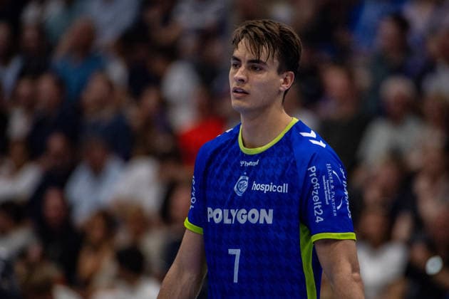 Daikin Handball Bundesliga, VfL Gummersbach - GWD Minden, 23.05.2026 Julian Köster (VfL Gummersbach, 7), ; Daikin Handball Bundesliga, VfL Gummersbach - GWD Minden, 23.05.2026 Copyright: xBEAUTIFULxSPORTS Erlhofx