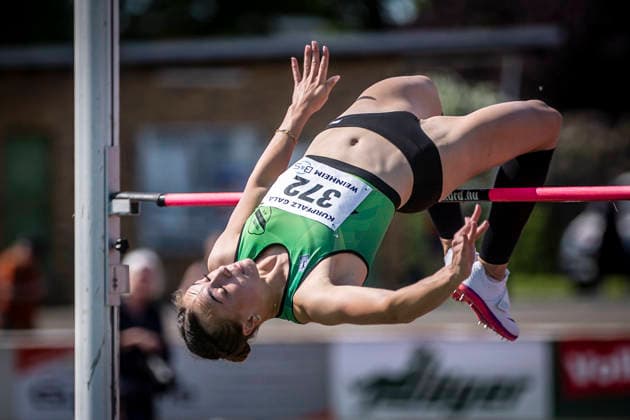 WEINHEIM, GERMANY - MAY 23 Joana Herrmann (GER SV Teuto Riesenbeck) during the B&S Kurpfalz Gala am 23.05.2026 at the Sepp-Herberger-Stadium in Weinheim (Baden-Wuerttemberg Germany). Baden-Wuerttemberg Germany Copyright: xAxelxKohringx