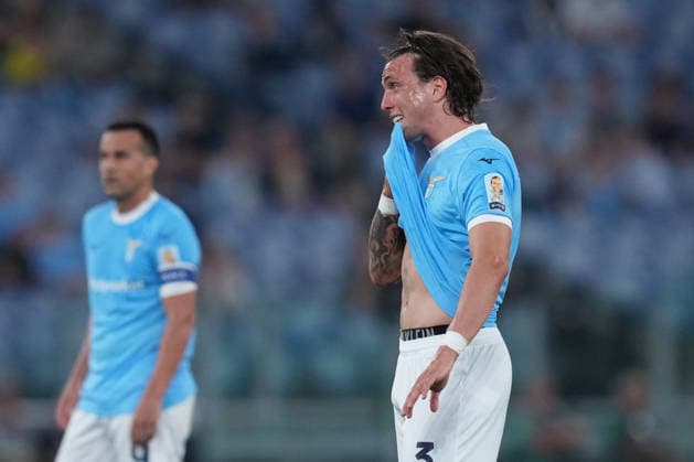 Lazio™s Luca Pellegrini during the Serie A EniLive soccer match between Lazio and Pisa at the Rome s Olympic stadium, Italy - Saturday May 23, 2026 - Soccer ( Photo by Alfredo Falcone LaPresse )  Copyright: xAlfredoxFalcone LaPressex