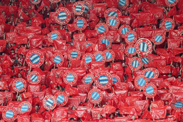 DFB Pokalfinale - FC Bayern München - VfB Stuttgart am 23.05.2026 im Olympiastadion in Berlin Fans von FC Bayern München.