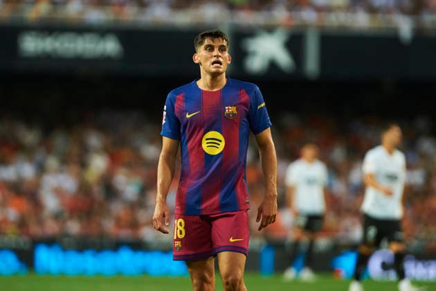 Gerard Martin FC Barcelona, Barca during the LaLiga EA Sports match between Valencia CF and FC Barcelona at Estadio de Mestalla on May 23, 2026 in Valencia, Spain. (Photo by Maria Jose Segovia DeFodi Images) -