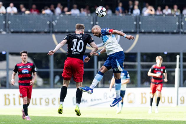 Finaltag der Amateure 2026: SC Fortuna Köln - FC Viktoria Köln; Sportpark Höhenberg, Köln; 23.05.2026 David Otto (FC Viktoria Köln, 10), Robin Afamefuna (SC Fortuna Köln, 22) Finaltag der Amateure 2026: SC Fortuna Köln - FC Viktoria Köln; Sportpark Höhenberg, Köln; 23.05.2026 Copyright: xBEAUTIFULxSPORTS Buriakovx