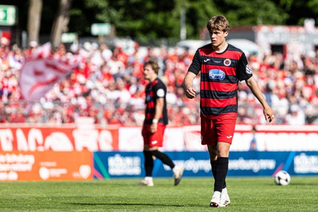 Finaltag der Amateure 2026: SC Fortuna Köln - FC Viktoria Köln; Sportpark Höhenberg, Köln; 23.05.2026 Tim Kloss (FC Viktoria Köln, 18) Finaltag der Amateure 2026: SC Fortuna Köln - FC Viktoria Köln; Sportpark Höhenberg, Köln; 23.05.2026 Copyright: xBEAUTIFULxSPORTS Buriakovx