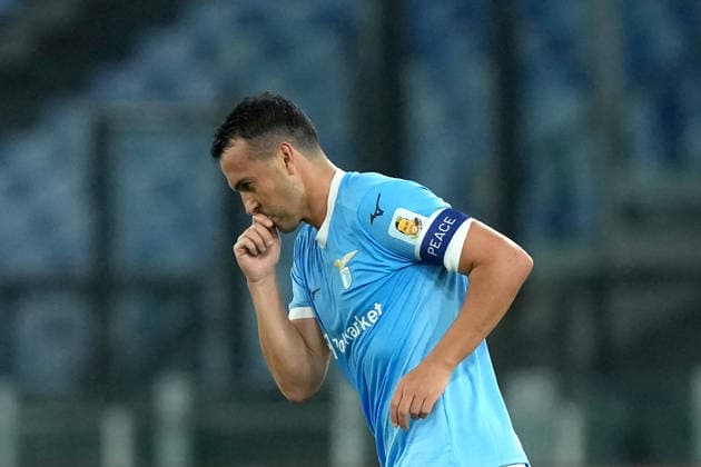 Pedro Eliezer Rodriguez Ledesma of SS Lazio celebrates after scoring the goal of 2-1 during the Serie A 2025 2026 football match between SS Lazio and Pisa SC 1909 at Stadio Olimpico in Rome (Italy), May 23, 2026. AntoniettaxBaldassarre