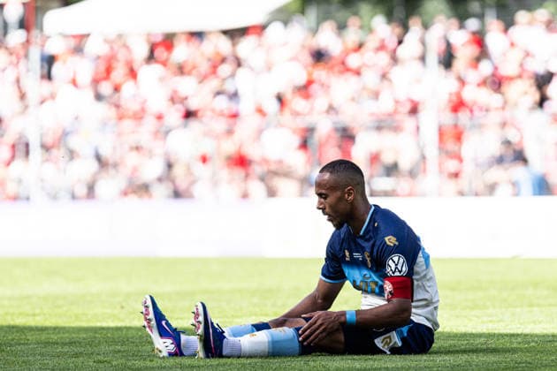 Finaltag der Amateure 2026: SC Fortuna Köln - FC Viktoria Köln; Sportpark Höhenberg, Köln; 23.05.2026 Robin Afamefuna (SC Fortuna Köln, 22) Finaltag der Amateure 2026: SC Fortuna Köln - FC Viktoria Köln; Sportpark Höhenberg, Köln; 23.05.2026 Copyright: xBEAUTIFULxSPORTS Buriakovx