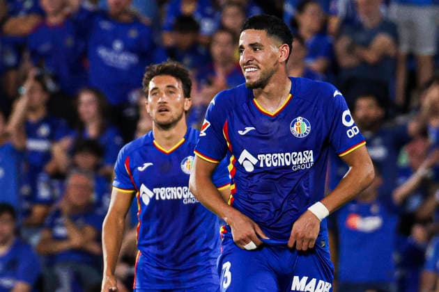 Getafe vs. Osasuna, on the 38th matchday of the 2025 26 Spanish First Division May 23, 2026, Getafe, Madrid, Spain: Abqar during the Spanish championship LaLiga football match between Getafe and Osasuna on 23 May 2026 at Estadio El Coliseum in Getafe, Madrid, Spain. Madrid Madrid Spain Copyright: xAlejandroxMatiasx