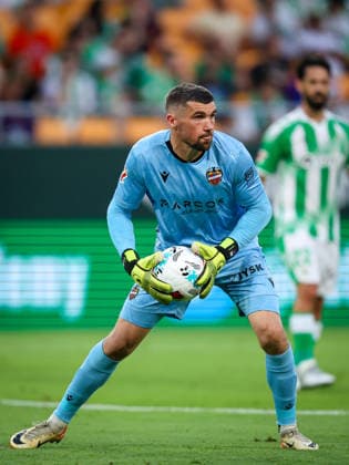 ESP: LaLiga EA Sports Real Betis v Levante UD; Ryan of Levante in action during LaLiga EA Sports, between Real Betis v Levante UD played at La Cartuja Stadium, Sevilla on May 23rd, 2026 in Spain; Sevilla Spain Futbol Copyright: xRafaelxRomanx xAgenciaxLOFx