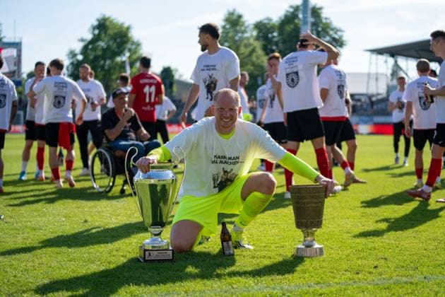 , Stuttgarter Kickers vs. SG Sonnenhof Großaspach, Fussball, WFV-Pokal, Finale, 23.05.2026 Stuttgart-Degerloch Baden-Wuerttemberg Deutschland