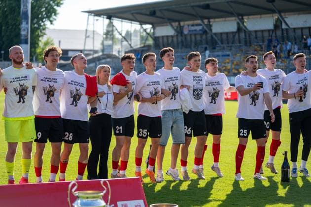 , Stuttgarter Kickers vs. SG Sonnenhof Großaspach, Fussball, WFV-Pokal, Finale, 23.05.2026 Stuttgart-Degerloch Baden-Wuerttemberg Deutschland