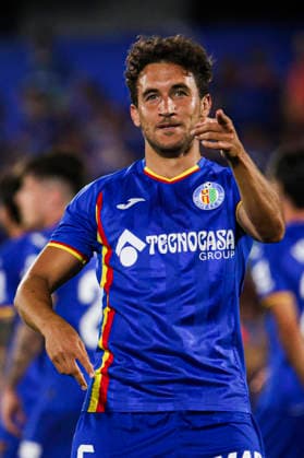 Getafe vs. Osasuna, on the 38th matchday of the 2025 26 Spanish First Division May 23, 2026, Getafe, Madrid, Spain: Luis Milla celebrates his goal during the Spanish championship LaLiga football match between Getafe and Osasuna on 23 May 2026 at Estadio El Coliseum in Getafe, Madrid, Spain. Madrid Madrid Spain Copyright: xAlejandroxMatiasx