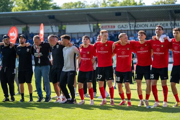 , Stuttgarter Kickers vs. SG Sonnenhof Großaspach, Fussball, WFV-Pokal, Finale, 23.05.2026 Stuttgart-Degerloch Baden-Wuerttemberg Deutschland