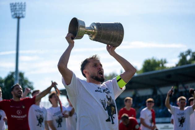 , Stuttgarter Kickers vs. SG Sonnenhof Großaspach, Fussball, WFV-Pokal, Finale, 23.05.2026 Stuttgart-Degerloch Baden-Wuerttemberg Deutschland