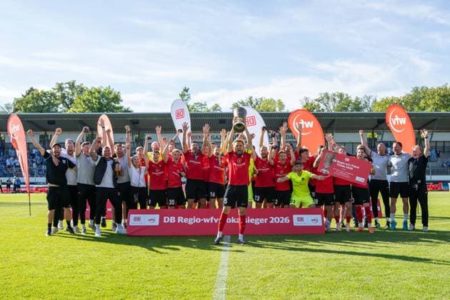 , Stuttgarter Kickers vs. SG Sonnenhof Großaspach, Fussball, WFV-Pokal, Finale, 23.05.2026 Stuttgart-Degerloch Baden-Wuerttemberg Deutschland