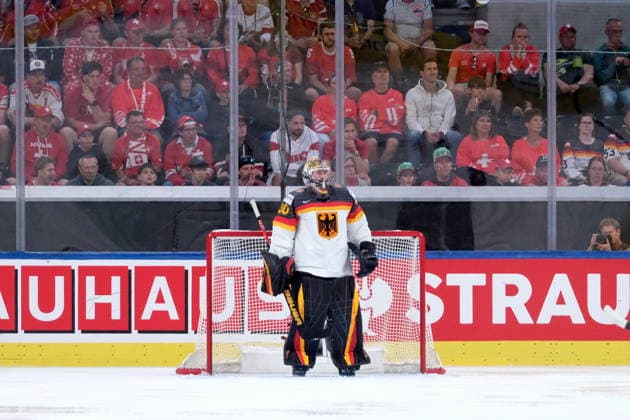 IIHF - World Championship, WM, Weltmeisterschaft - Austria vs Germany - Grubauer Philipp Zurich Swiss Life Arena Zürich Schweiz Copyright: xSergioxBrunettix