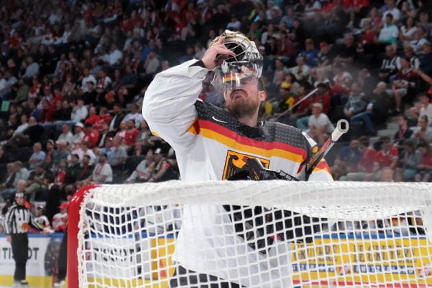 IIHF - World Championship, WM, Weltmeisterschaft - Austria vs Germany - Grubauer Philipp Zurich Swiss Life Arena Zürich Schweiz Copyright: xSergioxBrunettix