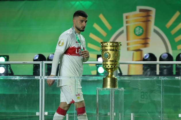 23.05.26 DFB-Pokal Finale 2026 FC Bayern München - VfB Stuttgart Deutschland, Berlin, 23.05.2026, Fussball, Saison 2025 2026, DFB-Pokal Finale 2026 Berlin, FC Bayern München - VfB Stuttgart: Deniz Undav, VfB.