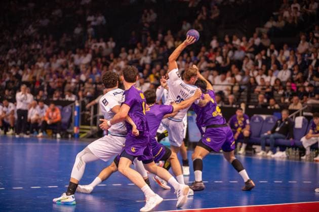 May 23, 2026, Paris, Å½Le-De-France, France: Montpellier won the 2026 handball French Cup after beating Nantes (27-24) at Accor Hotel Arena in Paris Bercy. It is the 16th title for the club from Herault that realizes the back-to-back. Ro mi Desbonnet has done 11 saved whose 3 on 7-meter throw. France News - May 23, 2026  - ZUMAp284 20260523_zip_p284_022 Copyright: xMickaelxPintax