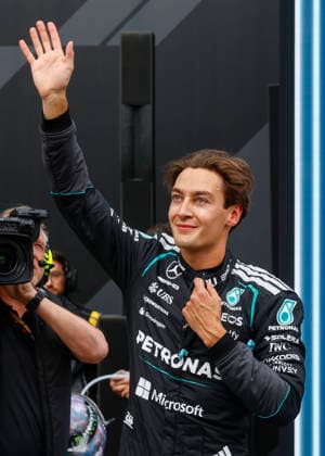 Montreal 2026, Montreal, Quebec, Canada, FIA F1 GP Canada, 63 RUSSELL George (gbr), Mercedes AMG F1 Team W17 winning pole position, Qualifying