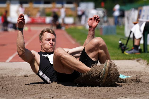 Leichtathletik, athletics, B U S Kurpfalz Gala , 23.05.2026 , Sepp Herberger Stadion Weinheim, Weitsprung Luca Herden LG Brillux Münster