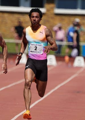 Leichtathletik, athletics, B U S Kurpfalz Gala , 23.05.2026 , Sepp Herberger Stadion Weinheim, 100m Joshua Hartmann, ASV Köln