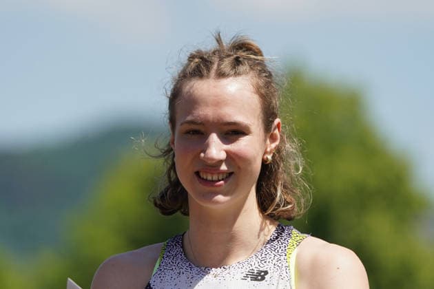 Leichtathletik, athletics, B U S Kurpfalz Gala , 23.05.2026 , Sepp Herberger Stadion Weinheim, Marlene Marlena Meier, 100m Hürden TSV Bayer 04 Leverkusen