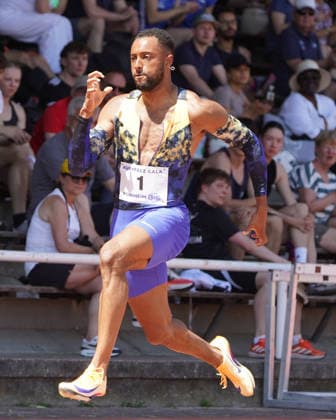 Leichtathletik, athletics, B U S Kurpfalz Gala , 23.05.2026 , Sepp Herberger Stadion Weinheim, 100m Timothe Mumenthaler Schweiz, SUI