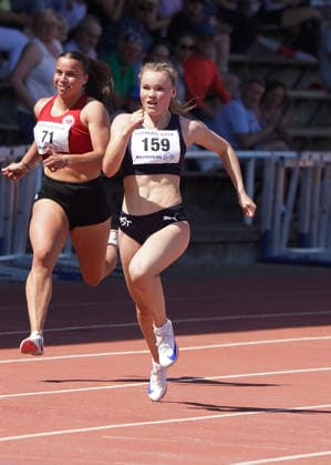 Leichtathletik, athletics, B U S Kurpfalz Gala , 23.05.2026 , Sepp Herberger Stadion Weinheim, 100m WJ U20 100m Lisa Fischer, TSG Niefern