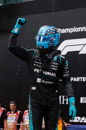 Montreal 2026, Montreal, Quebec, Canada, FIA F1 GP Canada, 63 RUSSELL George (gbr), Mercedes AMG F1 Team W17 winning pole position, Qualifying