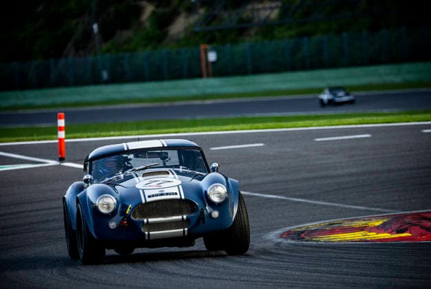 LE MANS CLASSIC SERIES 2026 - SPA-CLASSIC 77 GREENHALGH Robin (che), GREENHALGH Alan (gbr), Shelby Cobra 289 1965, Sixties Endurance, action during the 2026 Spa-Classic, 2nd round of the Le Mans Classic Series 2026, from May 22 to 24 in Circuit de Spa-Francorchamps, in Stavelot, Belgium - StavelotBelgium  Copyright: xDamienxSaulnierx